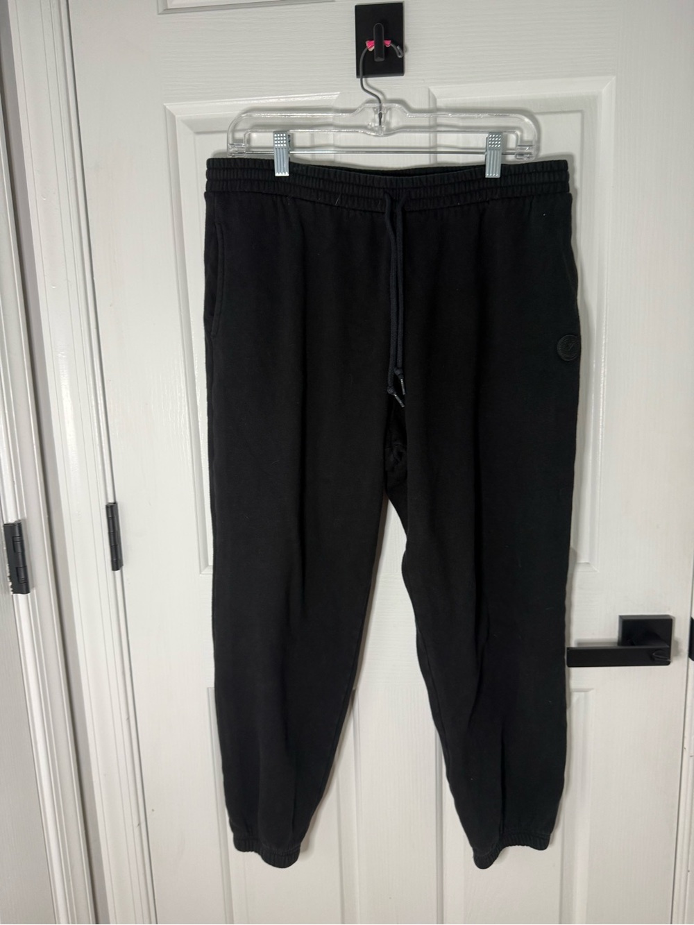 PINK Victoria's Secret Black Drawstring Joggers